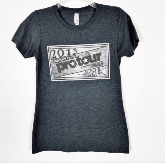 Next Level Apparel Tops - Next Level Graphic Tee Shirt Short Sleeves Gray Size M